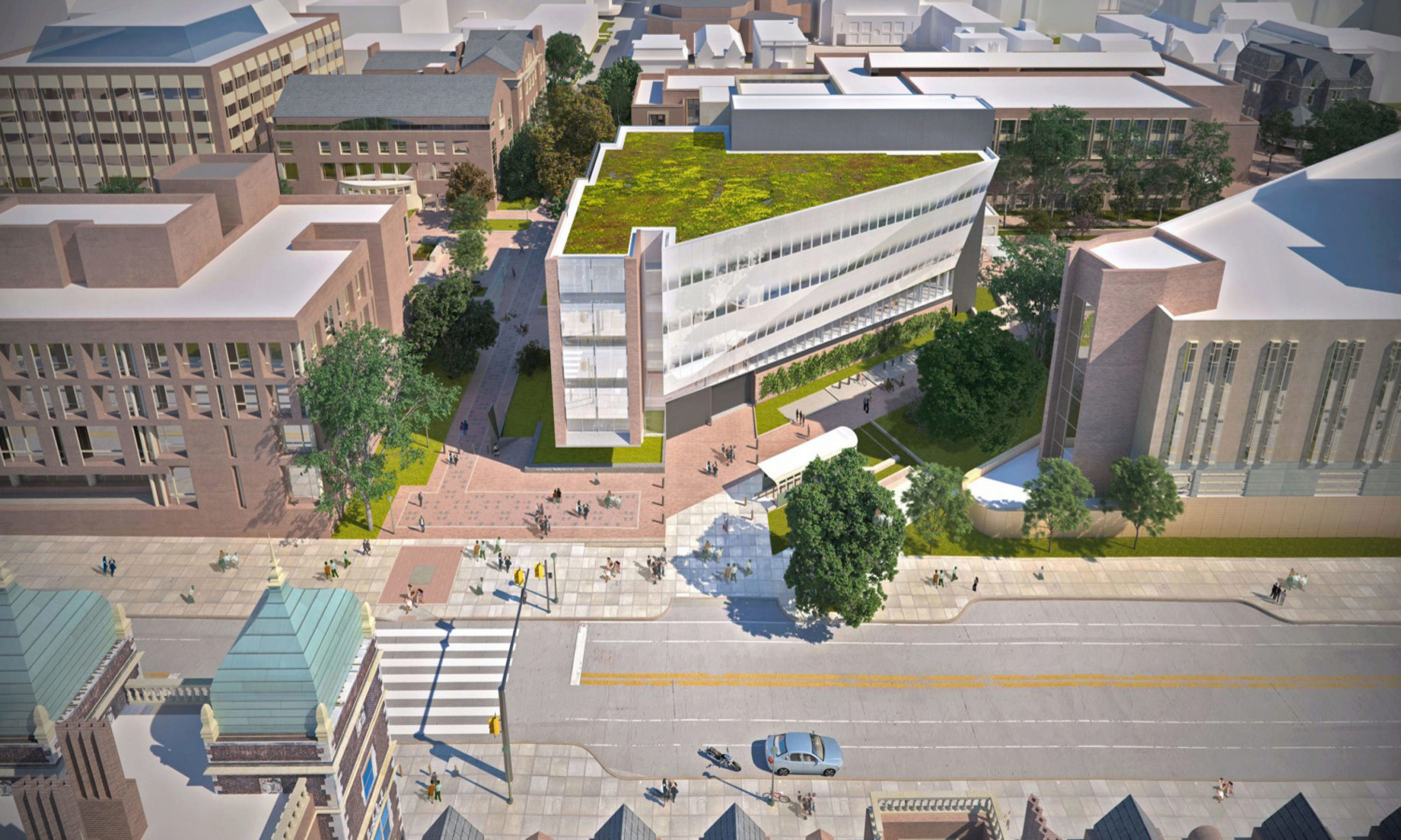 Wharton Academic Research Building - Aerial View